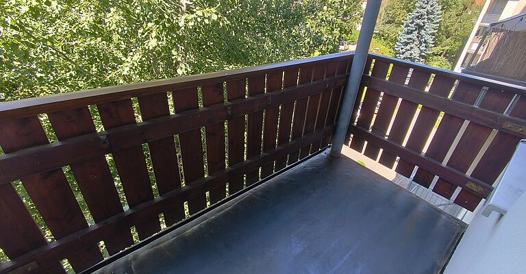 Balkon hofseitig
